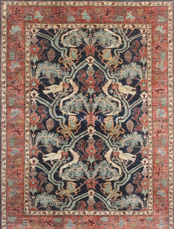 Elegance in Wool: Exquisite Traditional Rug 99SK215 - 6 X 8