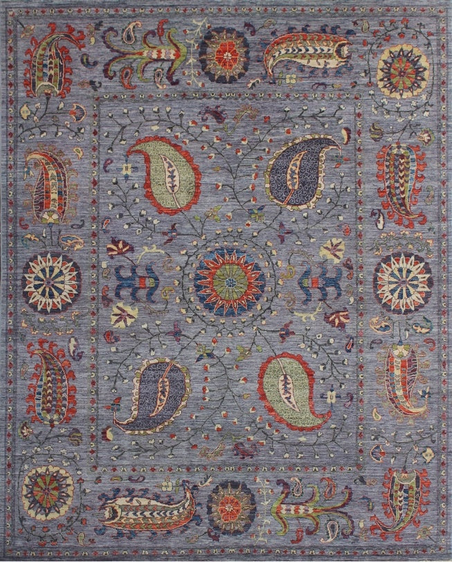 Elegant Paisley Woolen Masterpiece 99SK557 - 8 X 10