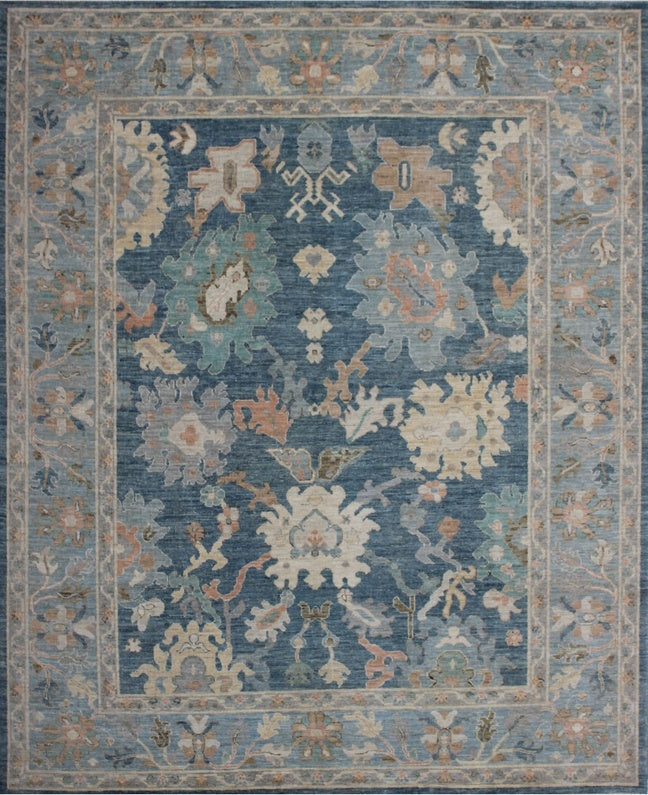 Timeless Elegance: Handcrafted Traditional Woolen Rug 99SK581 - 9 X 10