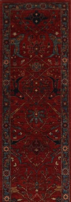 Exquisite Traditional Woolen Runner Rug 99SK833 - 3 X 17