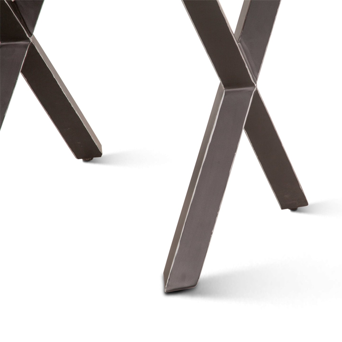 26" Natural Sheesham Wood Side Table