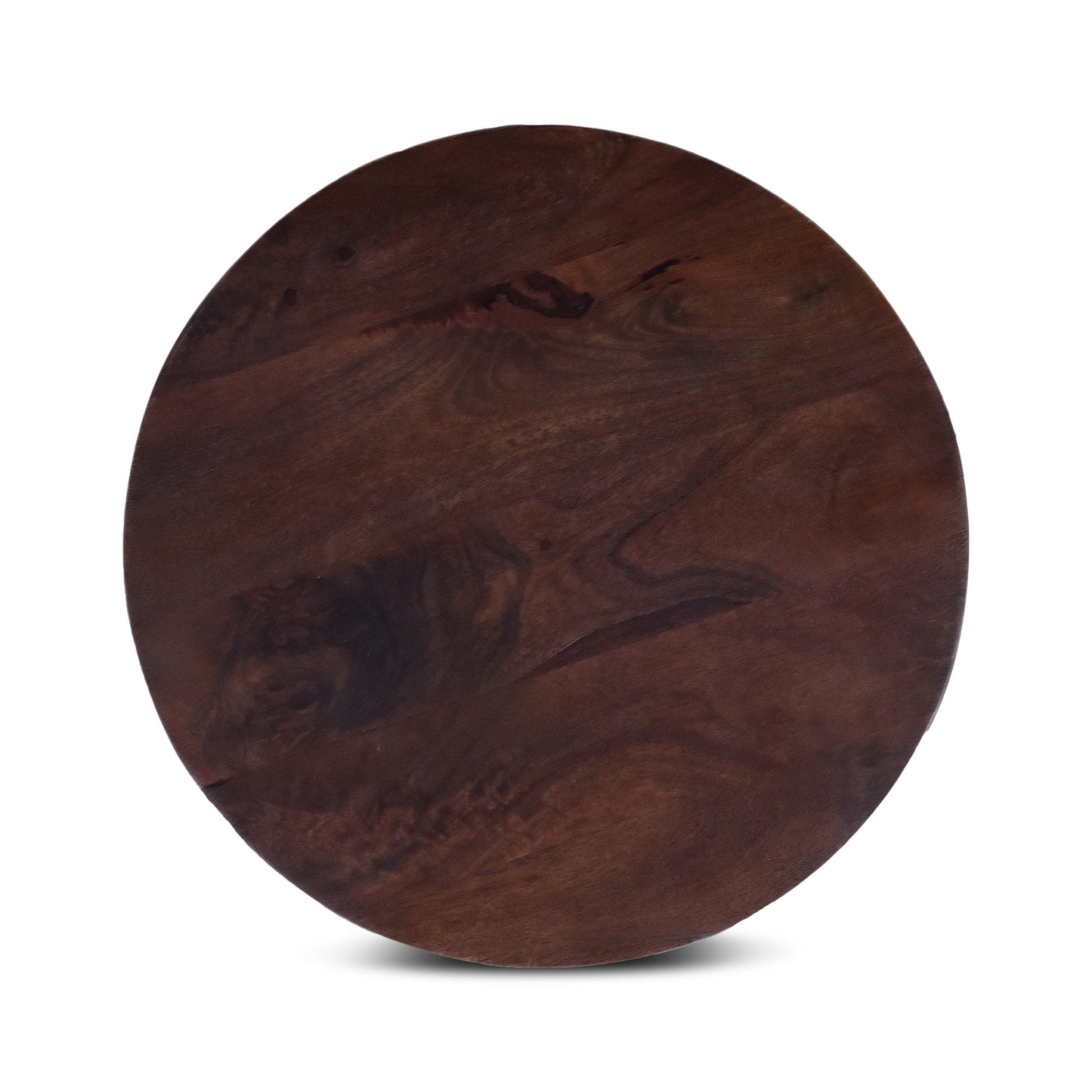 18" Royal Brown Mango Wood Accent Table