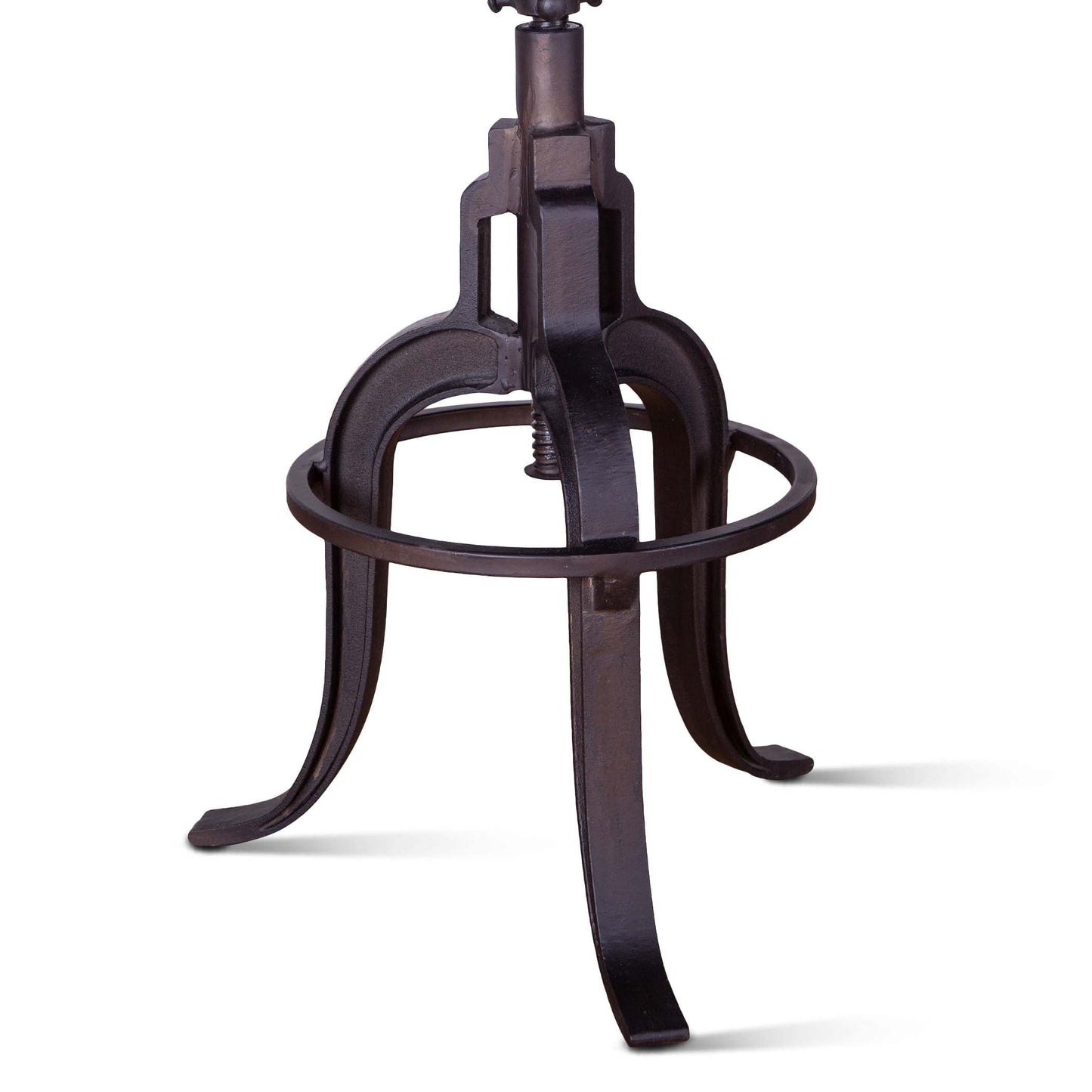 14" Raw Walnut Adjustable Stool