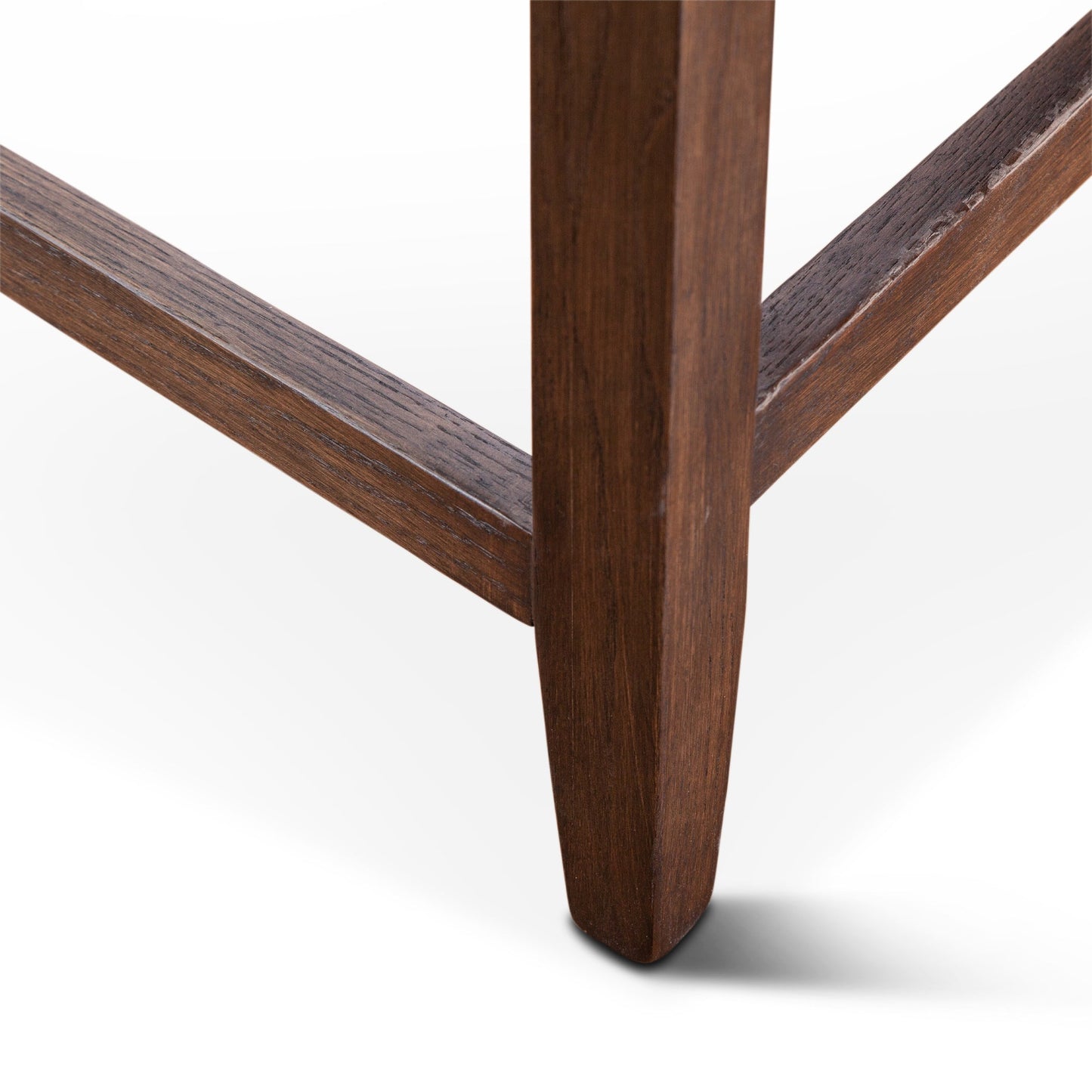 20" Tan Leather Counter Chair