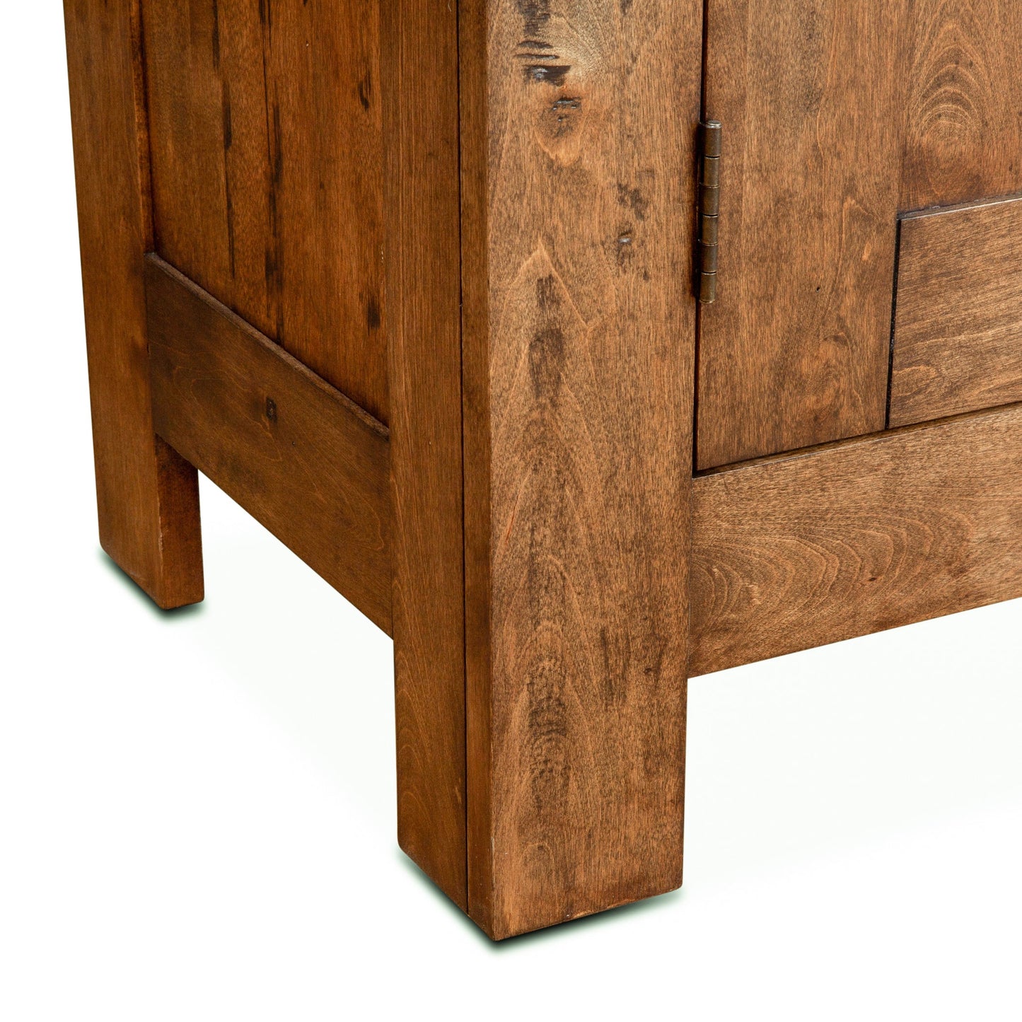 66" Earth Finish Birch Wood Buffet
