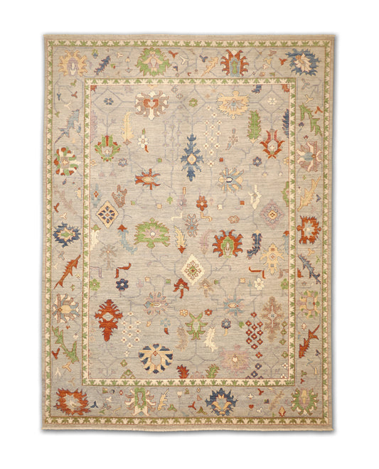 Oushak NJ3751 - 9.3 x 12.4