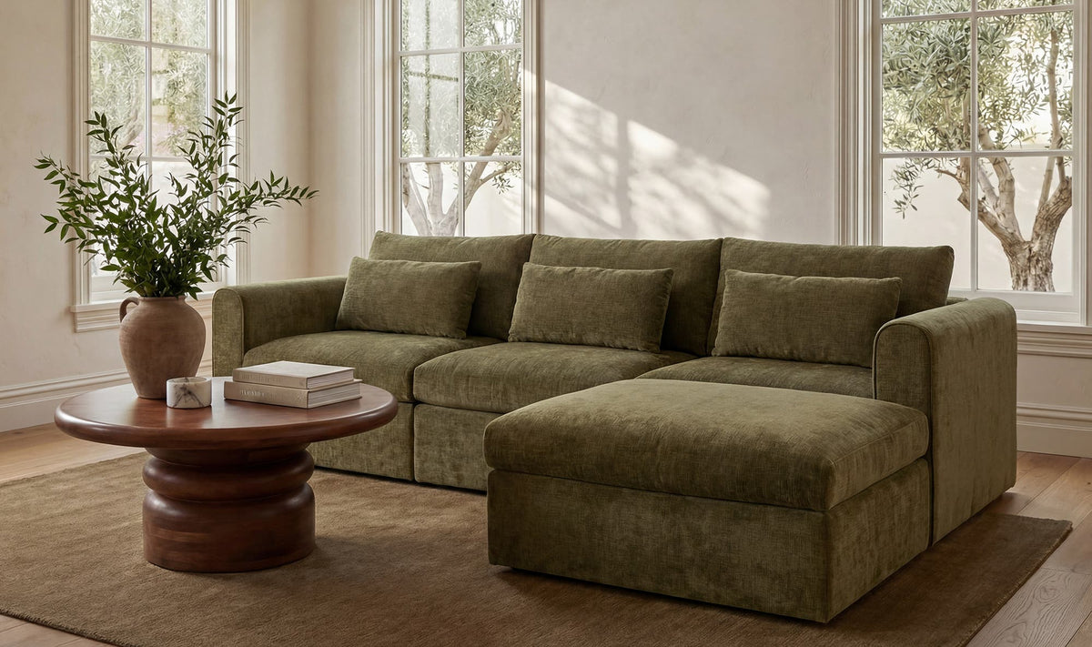 33.46" Dark Green Upholstered Slipper Chair