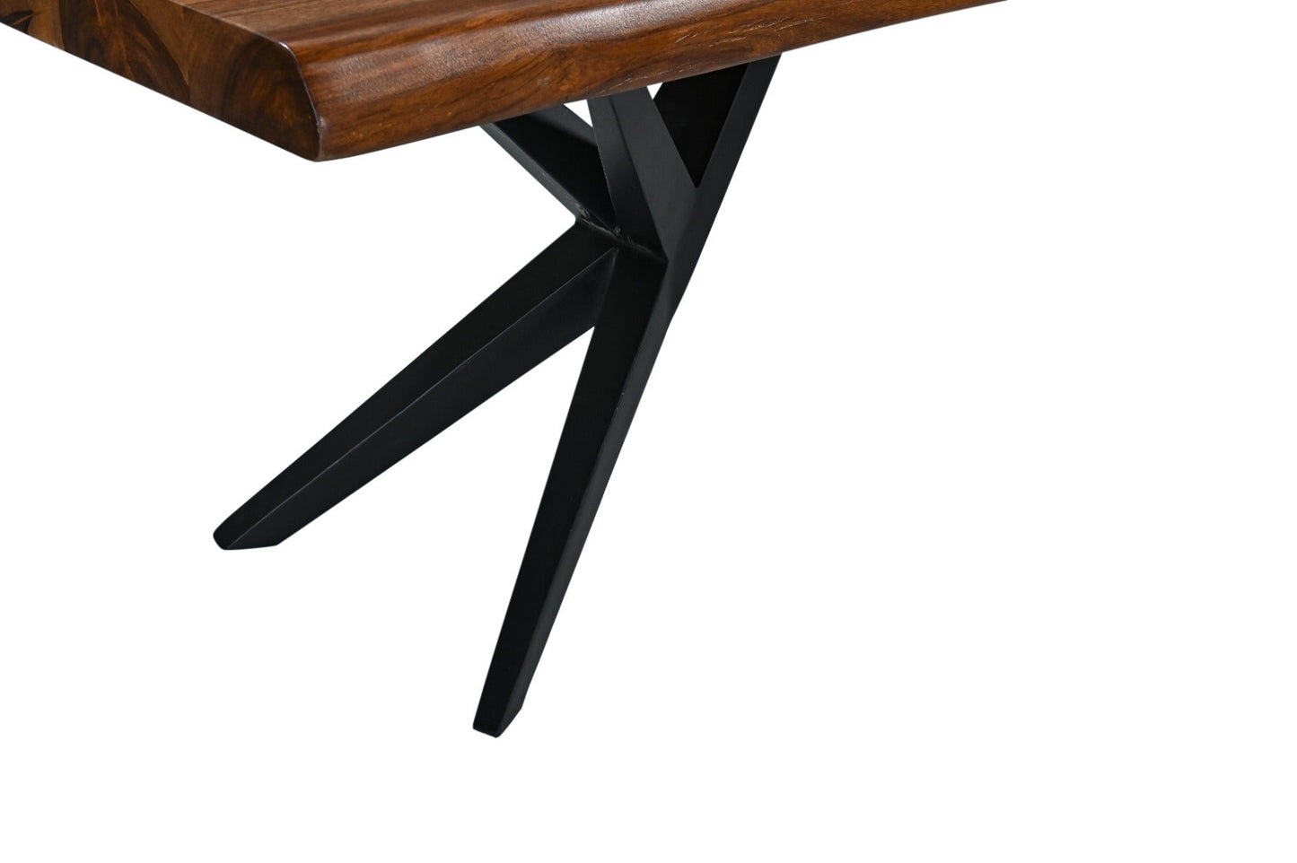 90" Natural Sheesham Wood Dining Bench