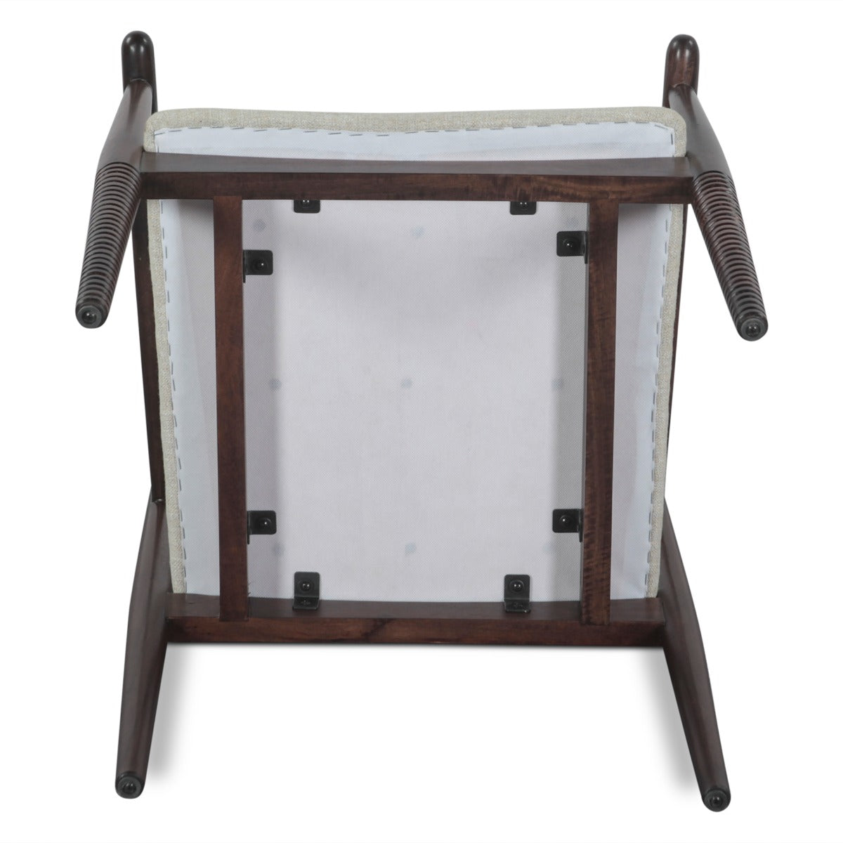 22" Dark Sienna Upholstered Dining Chair