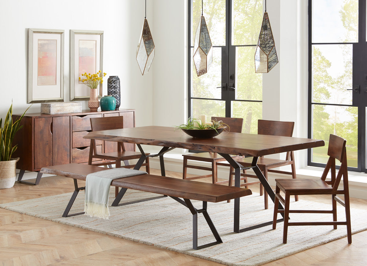 94" Solid Walnut Dining Table
