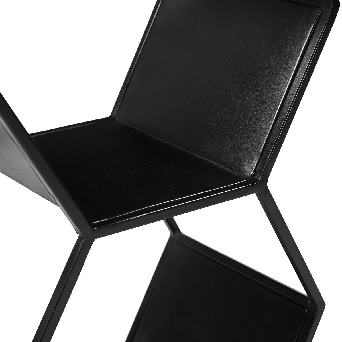 17" Metal Octagonal Bookshelf