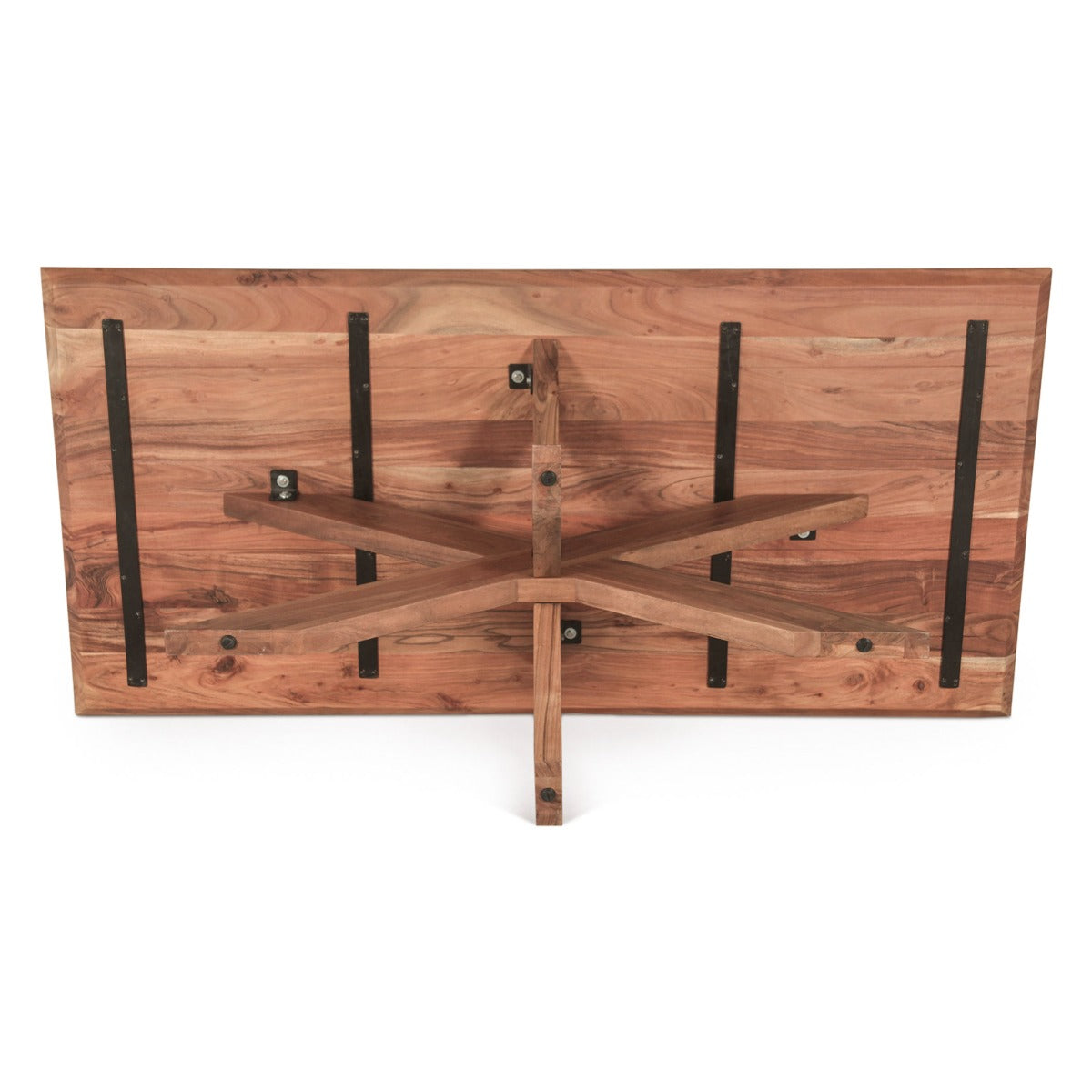 78" Weathered Acacia Dining Table