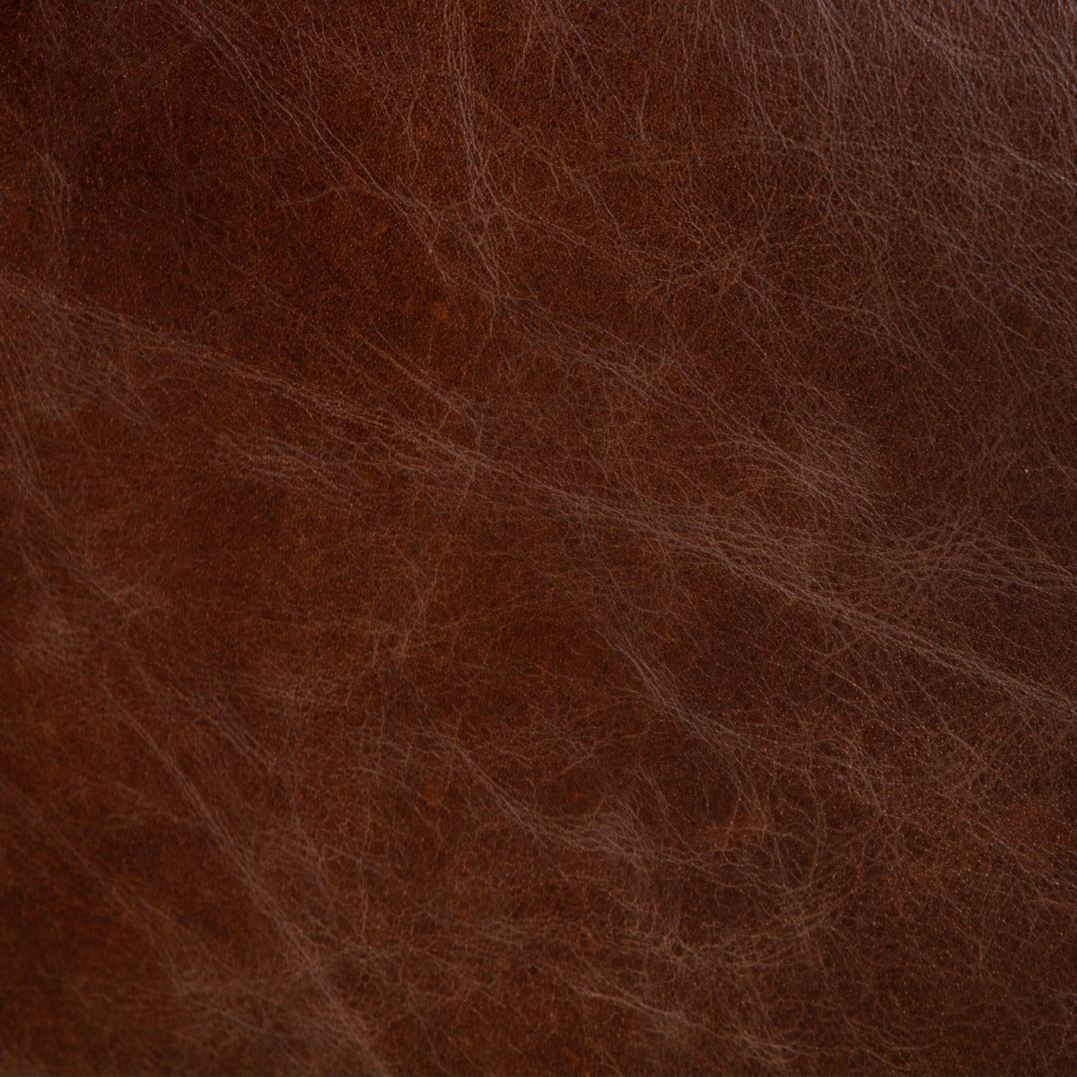 94" Geisha Brown Leather Sofa