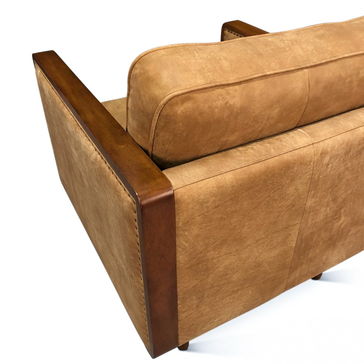 31" Outback Tan Italian Leather Accent Chair