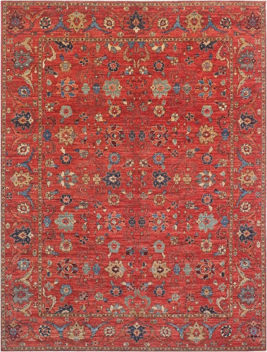 Exquisite Traditional Red Woolen Rug 102SK180 - 10 X 12