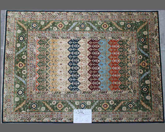Exquisite Multicolor Heritage Woolen Rug 43SK203 - 8 X 12