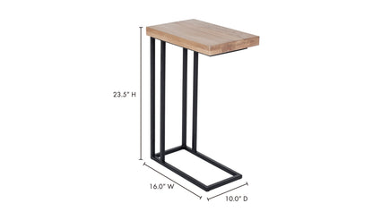 16" C-Shaped Side Table