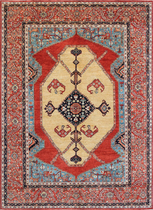 Timeless Elegance: Traditional Woolen Masterpiece 54SK344 - 9 X 12