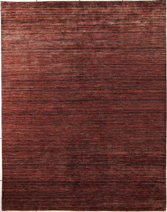 Elegant Scarlet Woolen Rug 55SK20 - 8 X 10