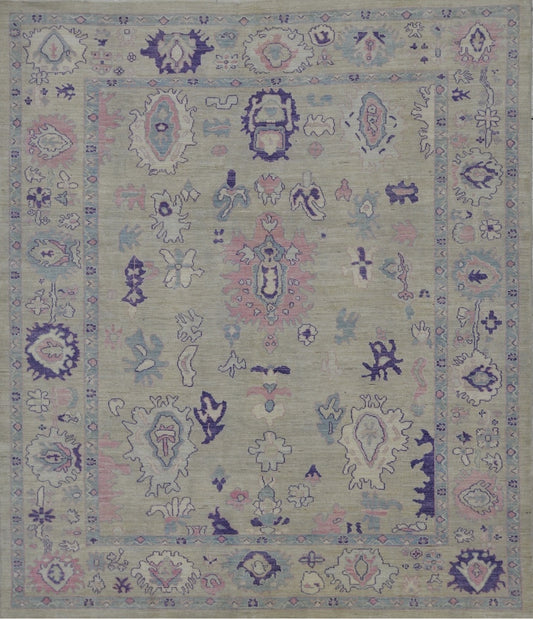 Exquisite Traditional Oushak Woolen Rug 76SK71 - 9 X 10