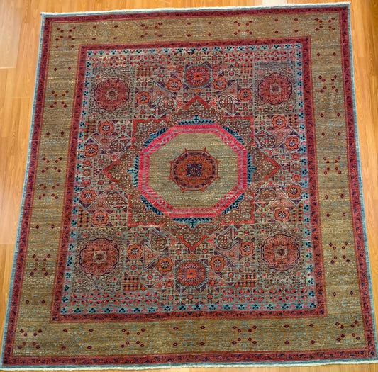 Timeless Medallion Woolen Rug 77SK76 - 9 X 10