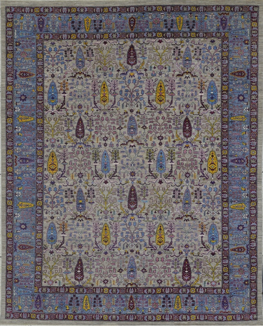 Exquisite Botanical Elegance Woolen Rug 79SK473 - 10 X 12