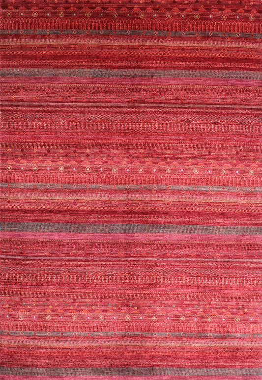 Elegant Scarlet Woolen Masterpiece 82SK24 - 9 X 12