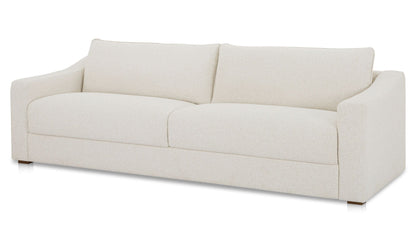 91" Flecked Oat Upholstered Sofa