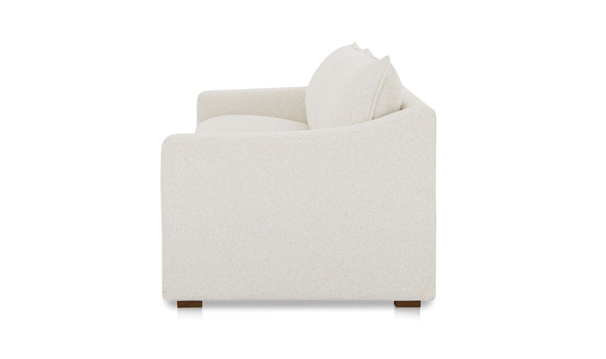91" Flecked Oat Upholstered Sofa
