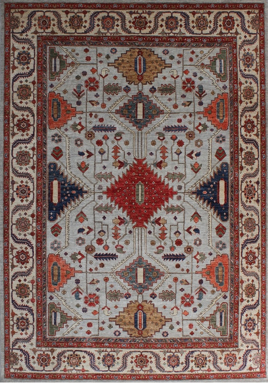 Exquisite Traditional Woolen Rug 86SK44 - 9 X 12