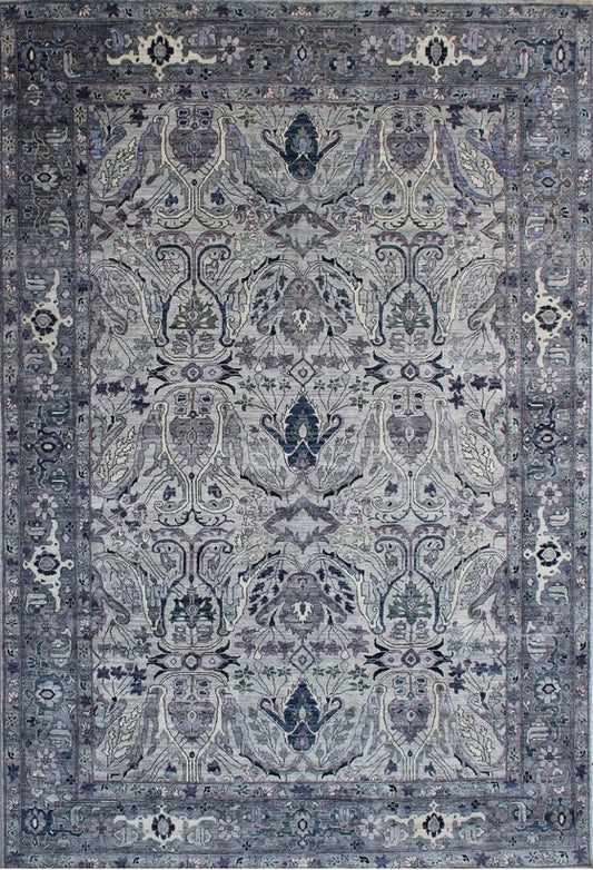 Elegance in Traditional Woolen Rug 90SK1234 - 11 X 14