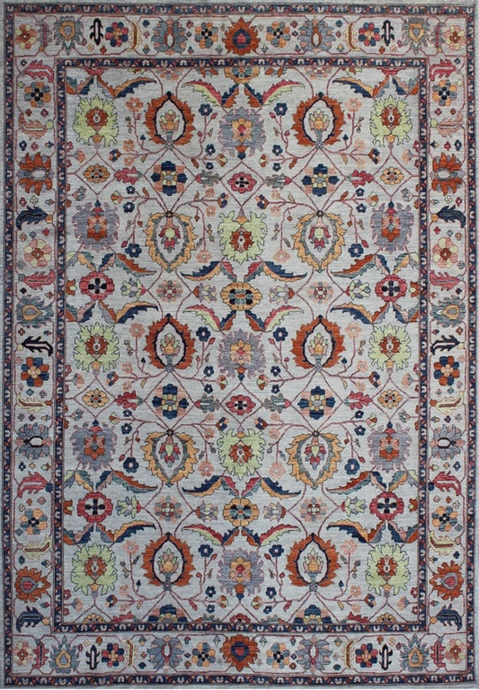 Exquisite Handcrafted Woolen Rug 266 - 9 X 12