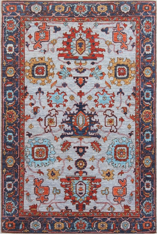 Elegance Unwoven: Exquisite Traditional Woolen Rug 90SK35 - 4 X 6