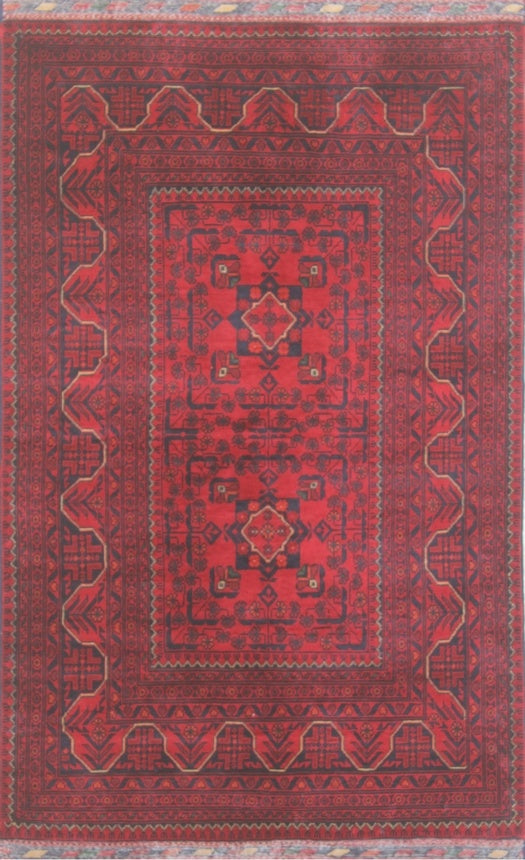 Elegant Traditional Woolen Rug 90SK820 - 3 X 5