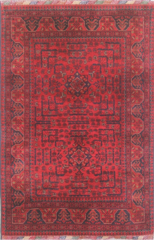 Elegant Traditional Woolen Masterpiece 90SK831 - 3 X 5