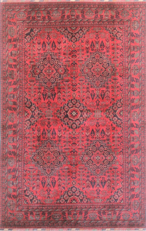 Exquisite Handcrafted Traditional Woolen Rug 90SK885 - 7 X 10