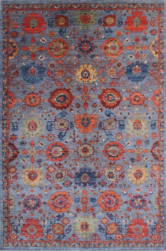 Timeless Elegance: Traditional Woolen Rug 91SK633 - 10 X 14