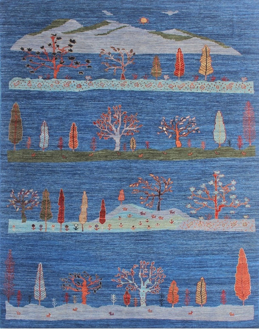 Enchanted Nature Woolen Rug 91SK669 - 9 X 10
