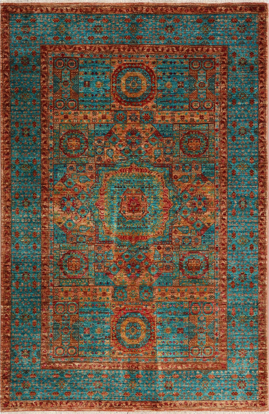 Timeless Elegance Woolen Rug 91SK114 - 4 X 5