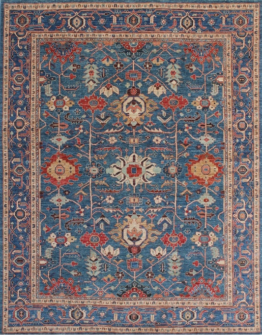 Majestic Bloom Woolen Rug 93SK1064 - 9 X 10