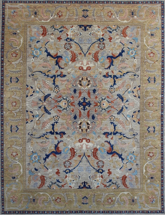 Elegant Traditional Woolen Rug 93SK1099 - 10 X 12