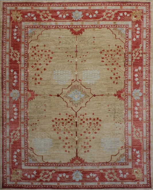 Exquisite Traditional Oushak Woolen Rug 93SK1100 - 9 X 10