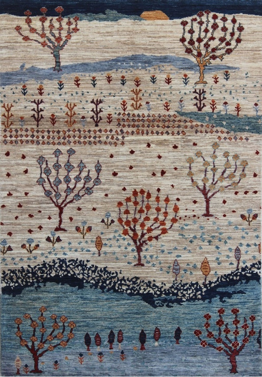Serenity in Nature Woolen Rug 93SK1379 - 5 X 6