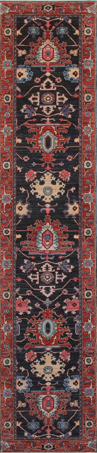 Elegant Traditional Woolen Runner Rug 94SK1201 - 3 X 14