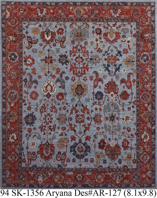 Timeless Elegance Woolen Rug 94SK1356 - 9 X 10