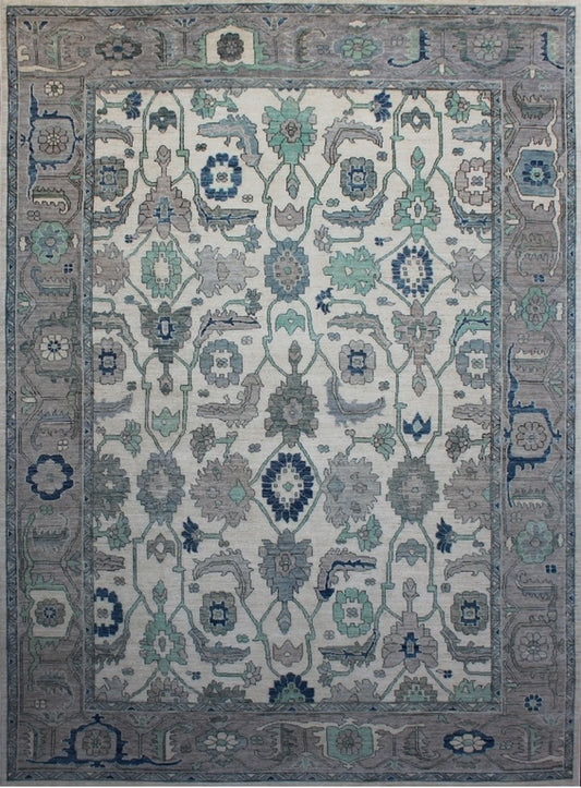 Elegant Oushak Woolen Masterpiece 94SK381 - 10 X 14