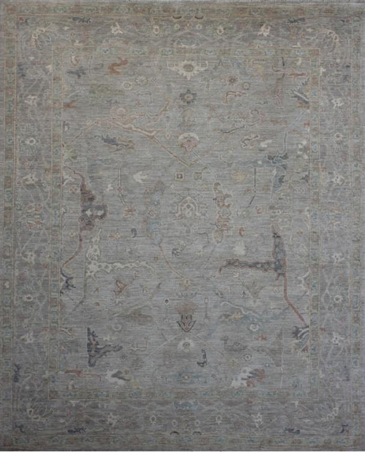 Elegant Oushak Woolen Traditional Rug 94SK424 - 9 X 10