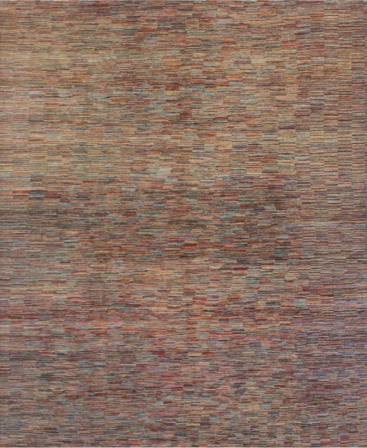 Elegant Mosaic Woolen Rug 94SK479 - 9 X 10