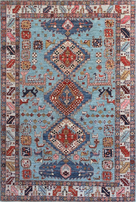 Exquisite Traditional Woolen Masterpiece 94SK547 - 6 X 9