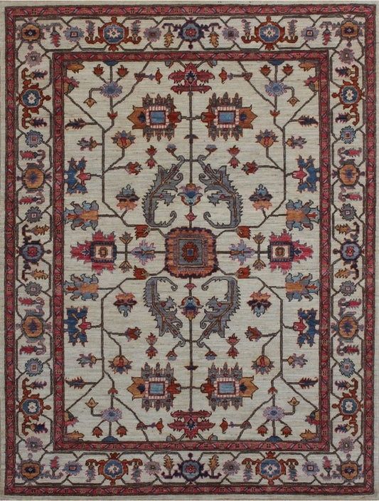 Exquisite Artisan Handwoven Wool Rug 94SK738 - 5 X 6